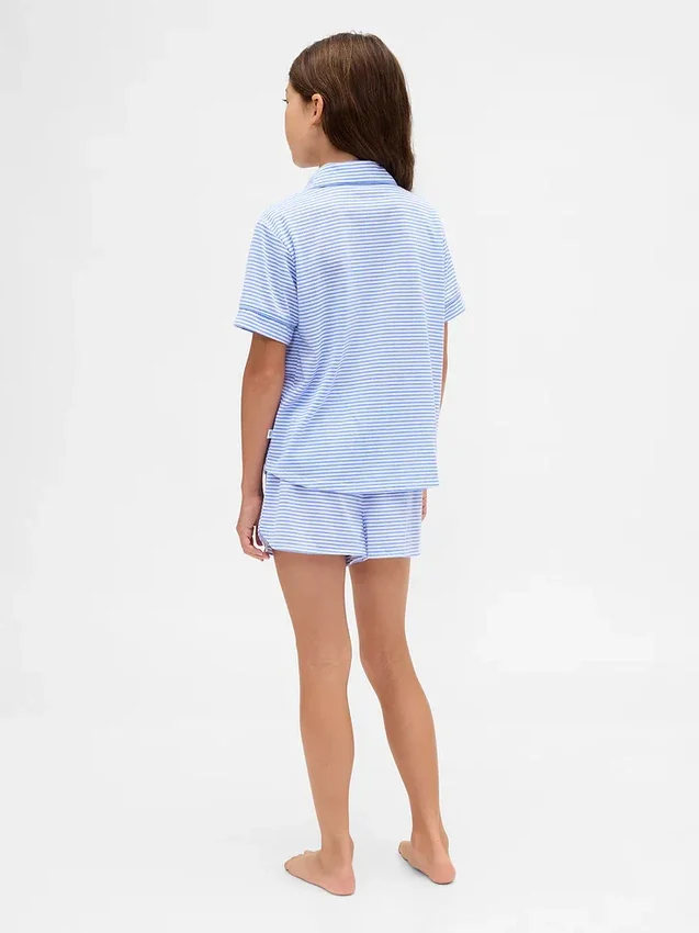 Kids Recycled Pj Short Set