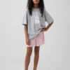 Kids Recycled Pointelle Pj Shorts