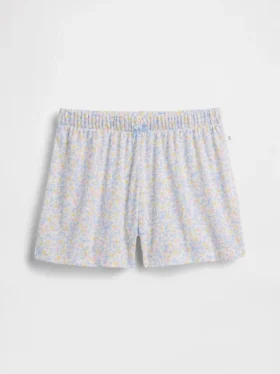 Kids Recycled Pointelle Pj Shorts