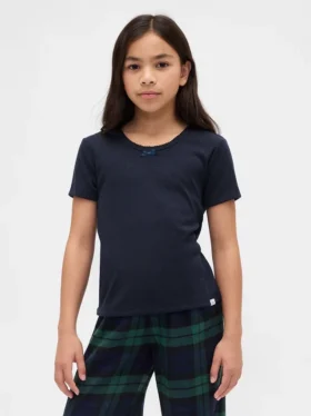 Kids Recycled Pointelle Pj T-Shirt