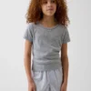Kids Recycled Pointelle Pj T-Shirt