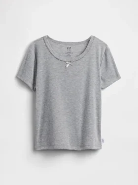 Kids Recycled Pointelle Pj T-Shirt