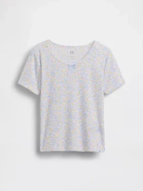 Kids Recycled Pointelle Pj T-Shirt