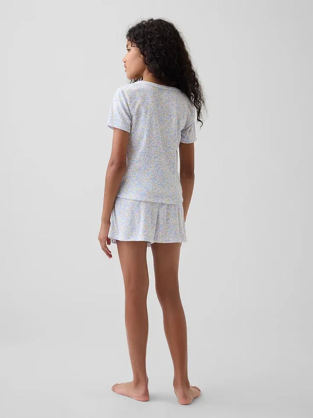 Kids Recycled Pointelle Pj T-Shirt
