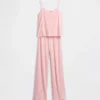 Kids Recycled Pointelle Tank Pj Set