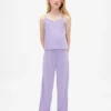 Kids Recycled Pointelle Tank Pj Set