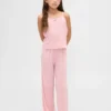 Kids Recycled Pointelle Tank Pj Set