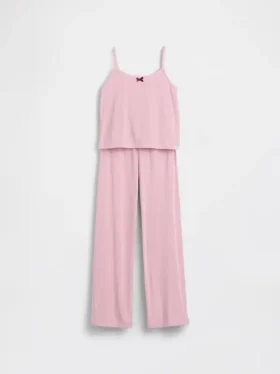 Kids Recycled Pointelle Tank Pj Set