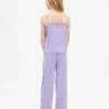 Kids Recycled Pointelle Tank Pj Set