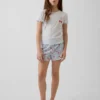 Kids Recycled Rib Pj Short Set