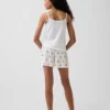 Kids Recycled Rib Pj Shorts
