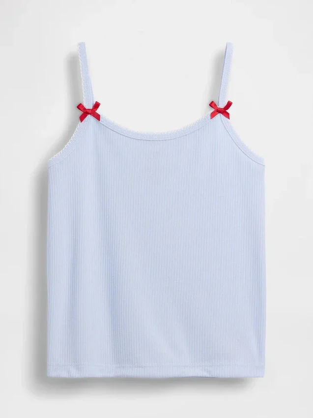 Kids Recycled Rib Pj Tank Top