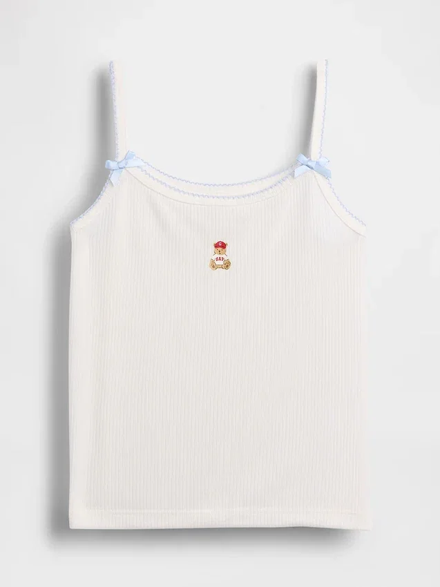 Kids Recycled Rib Pj Tank Top