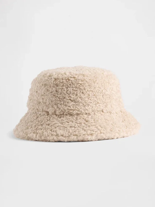 Kids Recycled Sherpa Bucket Hat