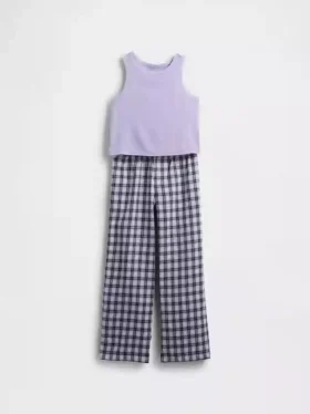 Kids Recycled Tank Pj Set