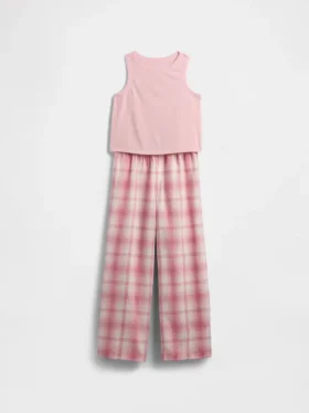 Kids Recycled Tank Pj Set