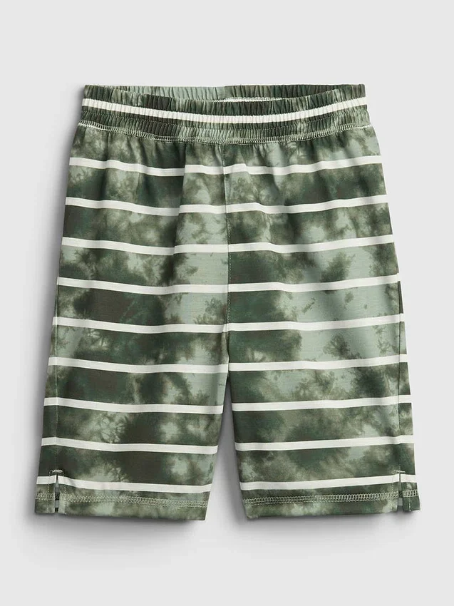 Kids Recycled Tie-Dye Stripe Pj Shorts