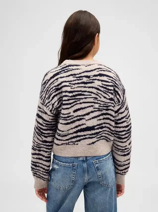 Kids Relaxed Crewneck Sweater