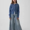 Kids Relaxed Crop Cardigan