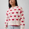Kids Relaxed Graphic Crewneck Sweater
