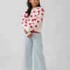 Kids Relaxed Graphic Crewneck Sweater