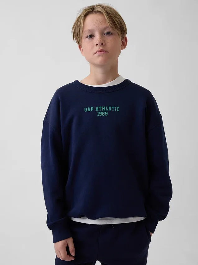 Kids Relaxed Graphic Sweatshirt