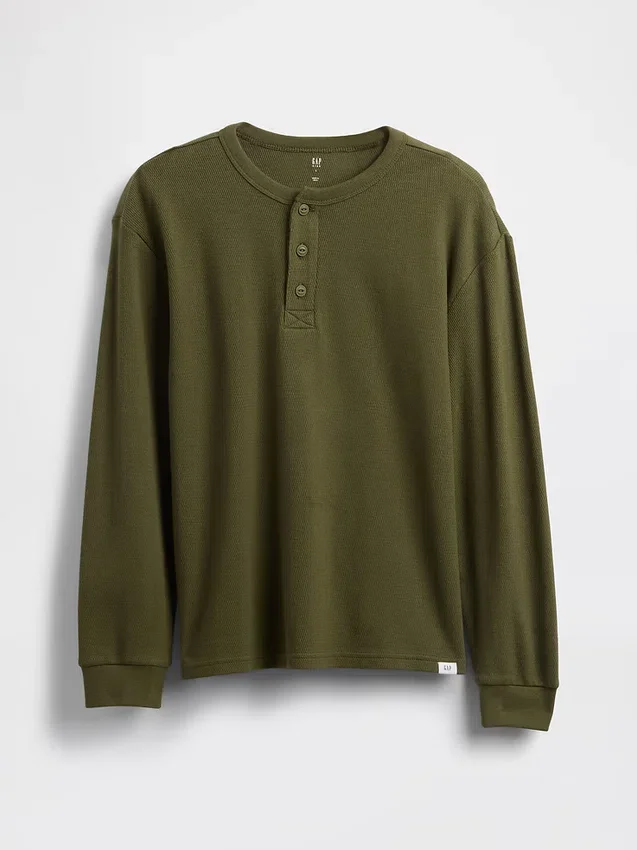 Kids Relaxed Henley T-Shirt