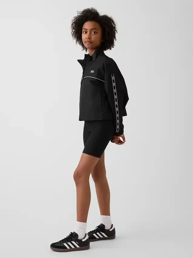 Kids Relaxed Logo Windbreaker Jacket