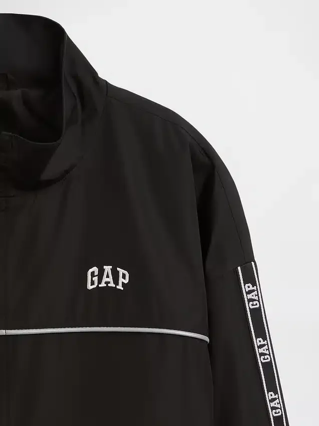 Kids Relaxed Logo Windbreaker Jacket