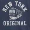 Kids Relaxed New York Graphic Ringer T-Shirt
