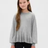 Kids Relaxed Peplum Sweater