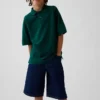 Kids Relaxed Pique Polo Shirt