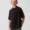 Kids Relaxed Pique Polo Shirt