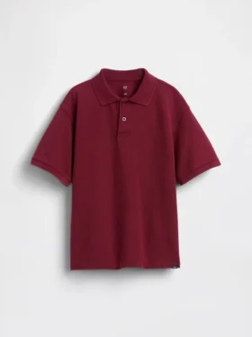 Kids Relaxed Pique Polo Shirt
