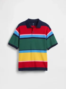 Kids Relaxed Pique Polo Shirt