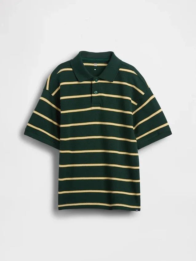 Kids Relaxed Pique Polo Shirt