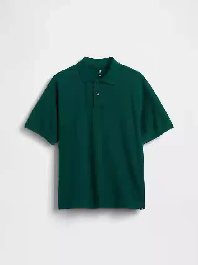 Kids Relaxed Pique Polo Shirt