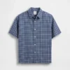 Kids Relaxed Plaid Oxford Shirt