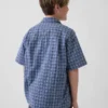 Kids Relaxed Plaid Oxford Shirt
