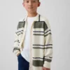 Kids Relaxed Polo Cardigan Sweater