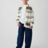 Kids Relaxed Polo Cardigan Sweater
