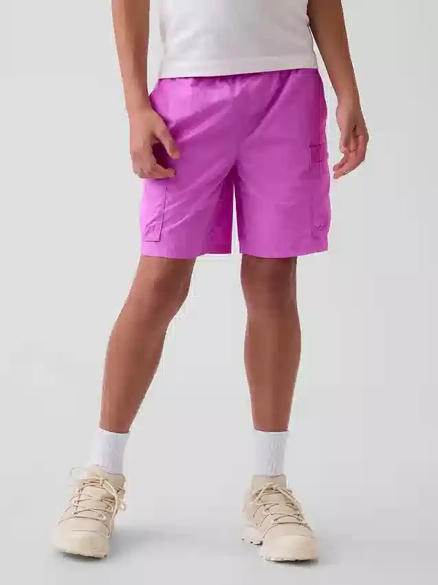 Kids Relaxed Quick-Dry Cargo Shorts