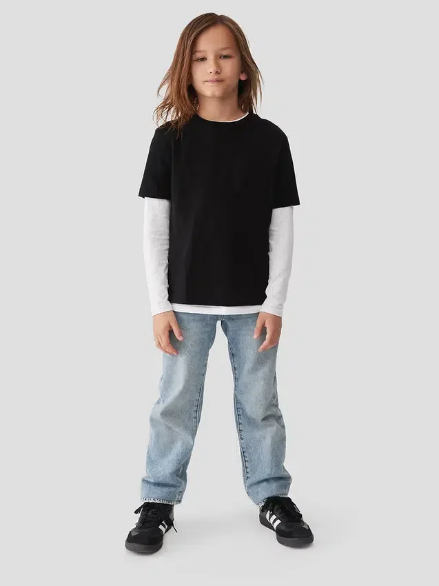 Kids Relaxed Straight Jeans