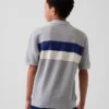 Kids Relaxed Stripe Polo Sweater Shirt