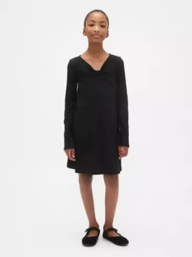 Kids Rib Bow Dress