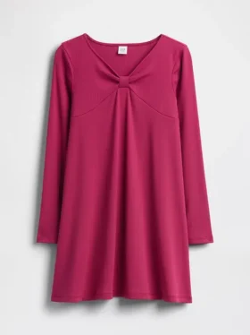 Kids Rib Bow Dress