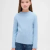 Kids Rib Mockneck T-Shirt