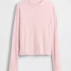 Kids Rib Mockneck T-Shirt