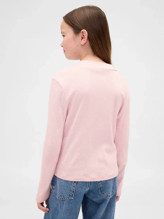 Kids Rib Mockneck T-Shirt