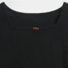 Kids Rib Puff-Sleeve Top